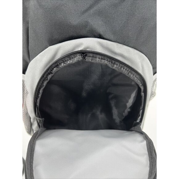 Wonder Nation Kids Backpack Adjustable Straps size L15" x W14" Black & Gray New - Picture 6 of 7